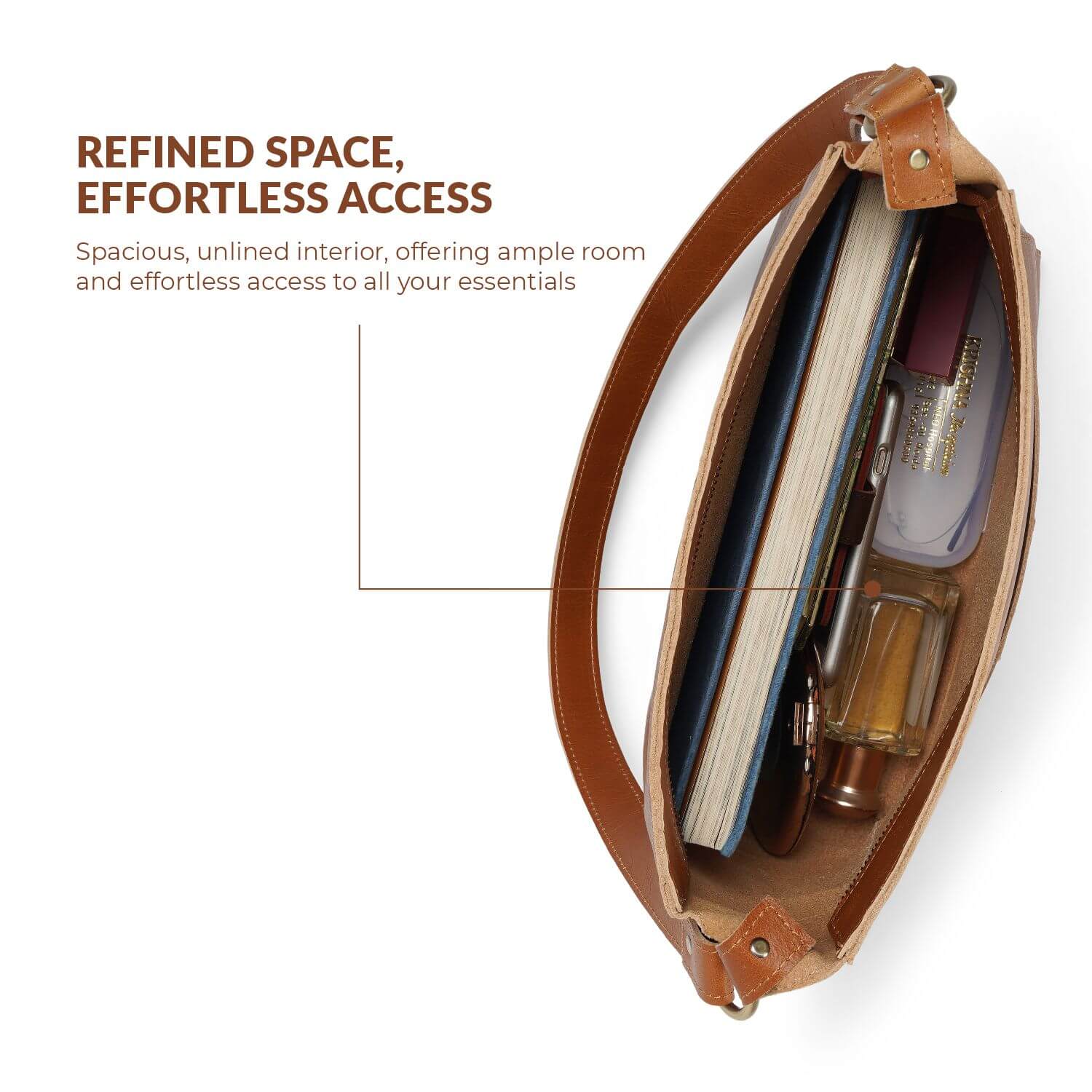 Borsa a tracolla Lisbon Triangle | | Marrone chiaro