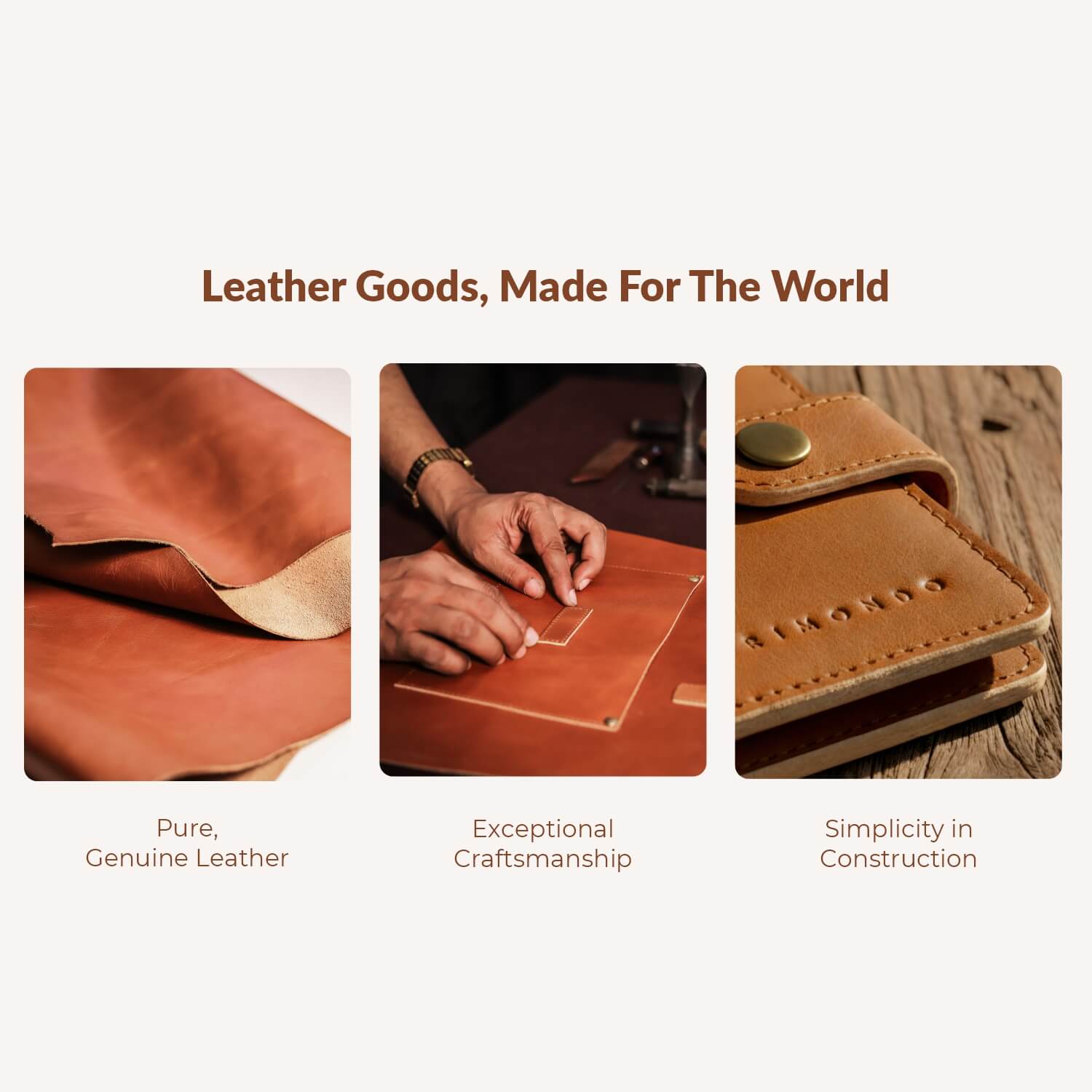 Verona Mini-Ledertasche | | Hellbraun