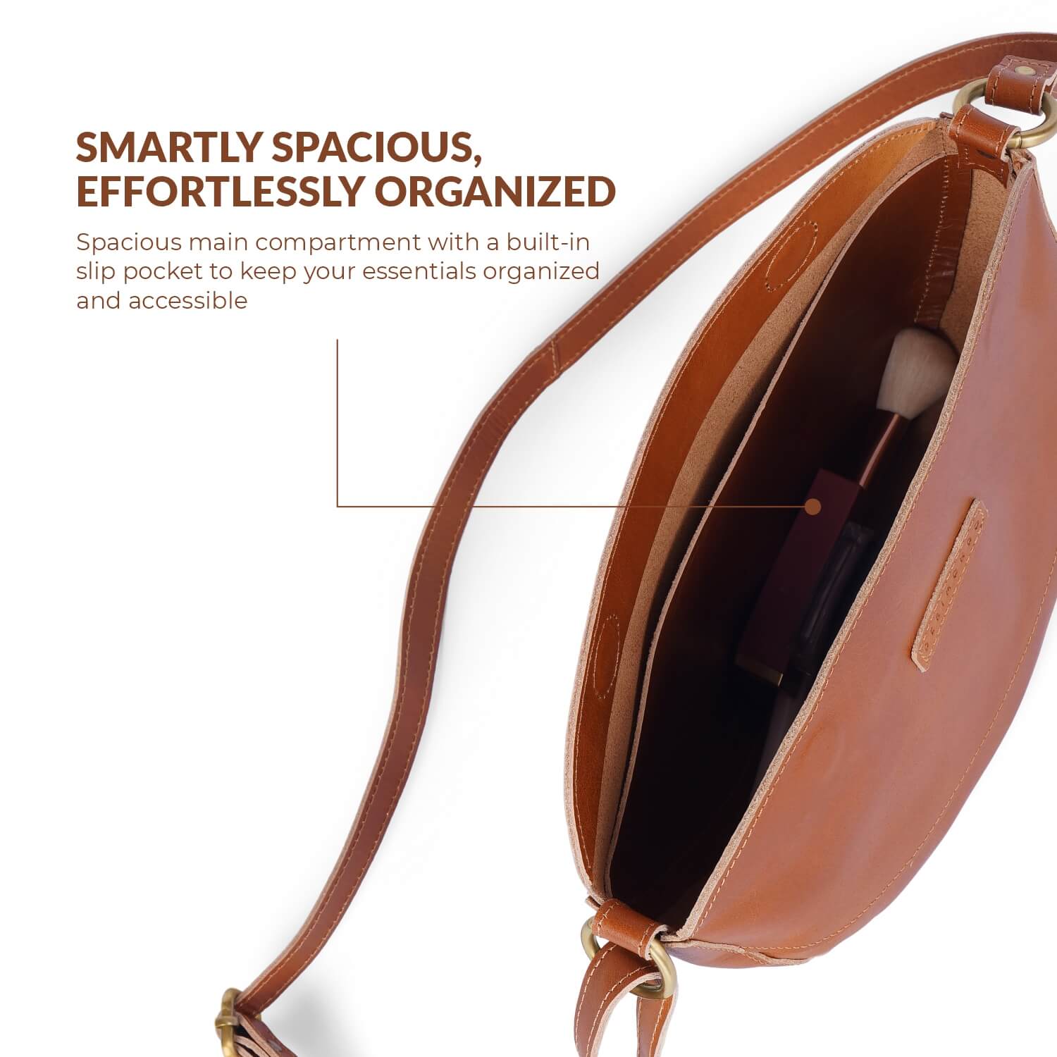 Borsa a tracolla Oslo | | Marrone chiaro