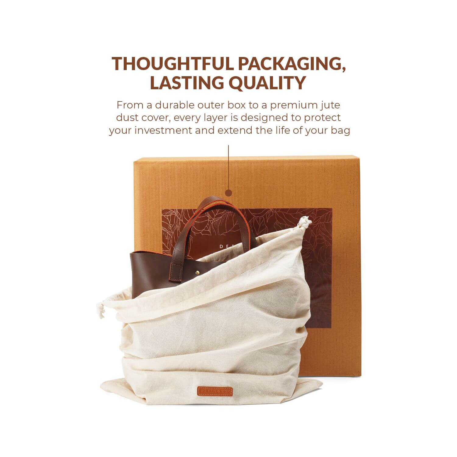 Verona Mini-Ledertasche | Braun